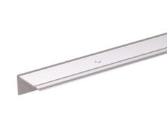 Treppenkanten-Schutzprofil Alu Silber eloxiert - versenkte Schraublöcher - 1000 x 43 x 23 mm / Stärke 1,8 mm