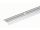 Ausgleichsprofil - gebohrt - Alu Silber eloxiert - 900 x 39 x 8 mm / Stärke 2,0 mm