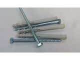 20 x Rahmendübel 10x120 mit Sechskantschraube