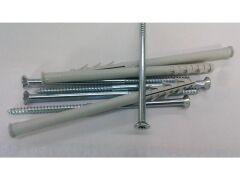 25 x Rahmendübel 8x140 mit TX-Senkschraube