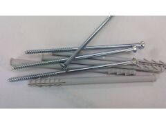 25 x Rahmendübel 8x160 mit TX-Senkschraube