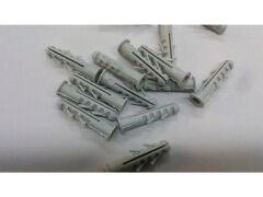 100 x Standard-Flossendübel (PA-Nylon) mit Rand 6 x 30 mm