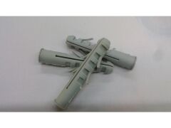 100 x Standard-Flossendübel (PA-Nylon) mit Rand 8 x 40 mm