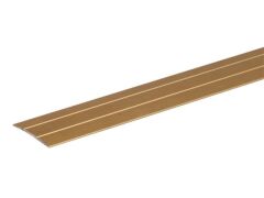 Übergangsprofil Alu Gold eloxiert - selbstklebend - 2700 x 38 x 1,0 mm