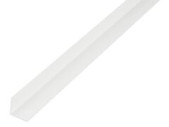 Winkelprofil next, PVC, weiß 10x10x1 / 1m