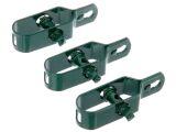3 Stück Drahtspanner, verzinkt , grün, Gr.2 / 100