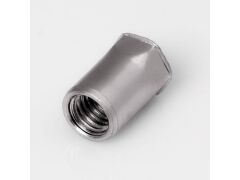 Blindnietmutter Stahl verzinkt / Teilsechskant / offen / kleiner Senkkopf / M10 / 3.5 - 6.0 mm