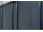 10er Pack Sichtschutzstreifen - Glatt / Lederstruktur - 191 x 2530mm - 1,1mm Premium - RAL 7016 Anthrazit