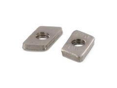 Gewindeplatten / Schienenmutter Typ 28/15, Edelstahl A2 - M10