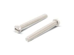 100 Stück Zylinderschrauben mit Schlitz DIN84 - A4 - M10X16