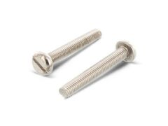 200 Stück Flachkopfschrauben mit Schlitz DIN 85 A2 M 5X55