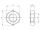 50 x Sechskantmuttern niedrig mit Feingewinde DIN 439 Edelstahl A2 Form B M16X1,5