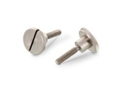 50 Stück Rändelschrauben mit Schlitz, hohe Form DIN 465  1.4305  M 3X12