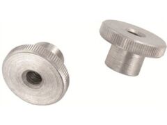 25 Stück Rändelmuttern, hohe Form DIN 466  1.4305  M 8