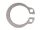 100 x Sicherungsringe für Wellen DIN 471, Werkstoff 1.4122, 18X1,2