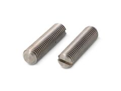 200 Stück Gewindestifte mit Schlitz und Kegelkuppe DIN 551 A2 M 6X20