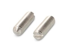 100 Stück Gewindestifte mit Schlitz und Spitze DIN 553 A4 M 8X16