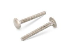 50 Stück Flachrund- / Schlossschrauben, Vollgew. DIN 603 / ISO 8677, Edelstahl A2 - M10 x 140/140