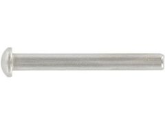 100 Stück Halbrundnieten DIN 660 / ISO 1051 - A2 - 6X45