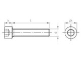 200 Stück Zylinderschrauben VG, Innensechskant, Sperrverzahnung ISO 4762 A2 M 8X50/50