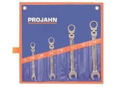 GearTech Schlüssel Satz flexibel Rolltasche 4tlg