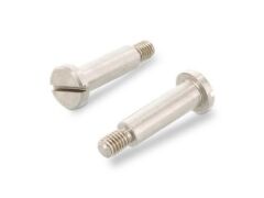 50 Stück Flachkopfschrauben mit Schlitz und Ansatz DIN 923  -A1-  M6X5