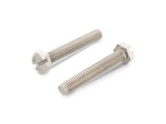 500 Stück Sechskantschrauben mit Vollgewinde und Schlitz DIN 933 A2 M 4X35 SZ