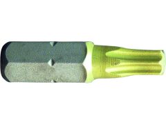 1/4" Bit TIN TX L25 mm T10