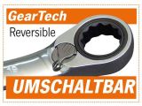 GearTech Ratschenschl&uuml;ssel 9 mm umschaltbar