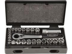 1/4" + 3/8" Durchschraubknarren Satz 25tlg