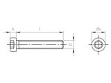 1000 Stück Zyl. Schrauben niedriger Kopf - ISO14580 (DIN7984) - A2 - M2X8 - TX6