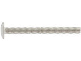 100 Stück Flachrundschrauben mit großem Kopf, Doppelschlitz NF E 25-129 A2 M 8X65