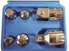 Adapter Satz, 6 teilig 1/4" auf 3/8" - 3/8" auf 1/4" 3/8" auf 1/2" - 1/2" auf 3/8" 1/2" auf 3/4" - 3/4" auf 1/2"