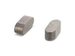 100 Stück Passfedern, hohe Form, Form A DIN 6885  1.4571  A 10X8X25