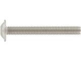 200 Stück Flachrundkopfschrauben ISR mit Flansch Vollgewinde ISO 7380-2 A2 M 5X45/45 TX25