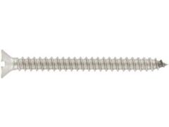 200 Stück Senk-Blechschrauben mit Schlitz DIN 7972 A2 C 4,8X80