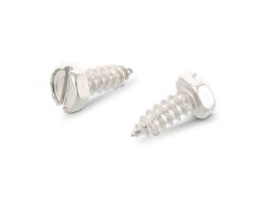 1000 x Sechskant-Blechschrauben mit Schlitz DIN 7976 A2 C 4,8X13 SZ