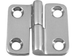 Scharnier, 2-tlg. Edelstahl A4 37x37mm, Links
