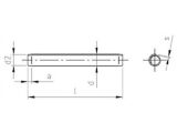 1000 x Spiralspannstifte ISO 8750 / DIN 7343 Edelstahl A1 - 2x8
