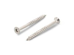 200 x Quadra-Speed Senkkopfschrauben mit Schneidkerbe Edelstahl A4 / 4,5X40/24 TX20