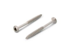 200 x Linsensenkkopf Universalschrauben mit verstärktem Kopf A4 4,5X45/24 TX20