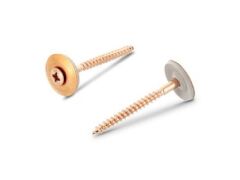 200 Stück Spenglerschrauben 2tlg. mit Dichtscheibe 20 mm Art. 9068 A2-Cu 4,5X30 Z