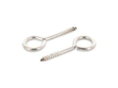 100 Stück Ösenschrauben mit Holzgewinde Art. 9079 A2 4,4X40