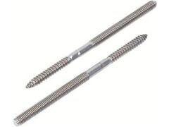 50 x  Stockschrauben mit Sechskantansatz Edelstahl A2 M12X200 SW 9