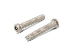 100 Stück Flachrundkopf-Sicherheitsschrauben mit ISK + Pin Art. 9111 A2 M 5X50 ISK-PIN 3