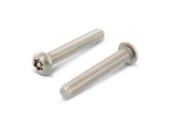 100 Stück Flachrundkopf-Sicherheitsschrauben mit ISR + Pin Art. 9121 A2 M 5X60 TX-PIN 25