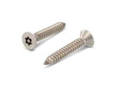 100 Stück Senkkopf-Sicherheitsschrauben mit ISR + Pin Art. 9122 A2 C 3,5X13 TX-PIN 15