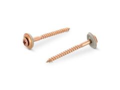 100 Stück Spenglerschrauben 2tlg. mit Dichtscheibe 15 mm Art. 9167 A2-Cu 4,5X25 Z