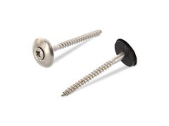 100 Stück Spenglerschrauben 3tlg. mit Dichtscheibe 20 mm Art. 9168 A2 4,5X60 Z