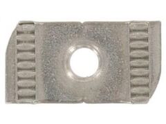 100 Stück Schienenmuttern Typ 41/41 Teilverzahnung, s = 6 mm Art. 9199 A2 M 8